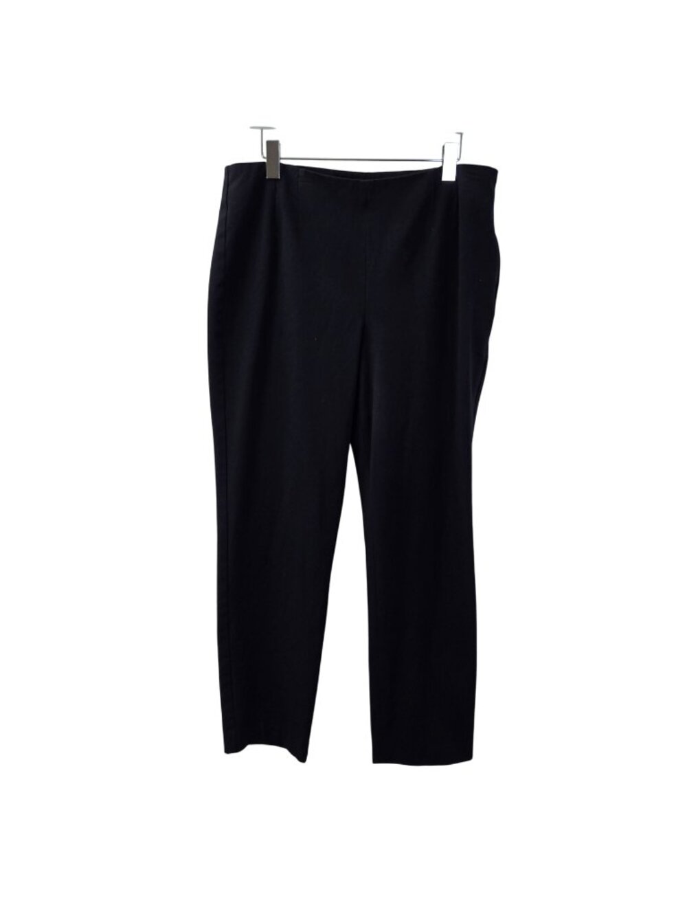 Talbots Side Zip Flat Front Crop Trouser Pants Size 14